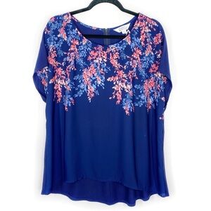 Market & Spruce Zayit zip back top